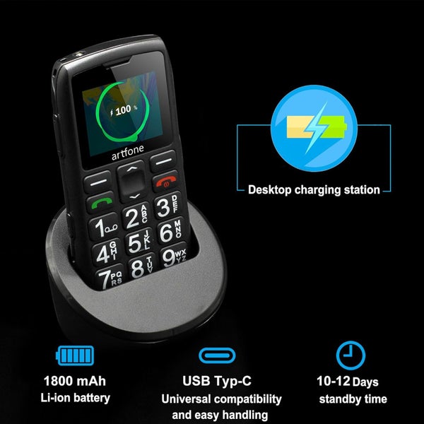 Big Button Senior Mobile Phone for Elderly, With SOS Emergency Button Sale64437428702338114