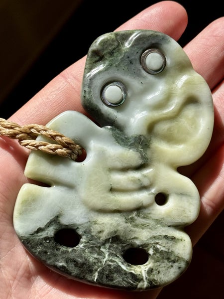 Pounamu Hei Tiki Pendant64485411925121110