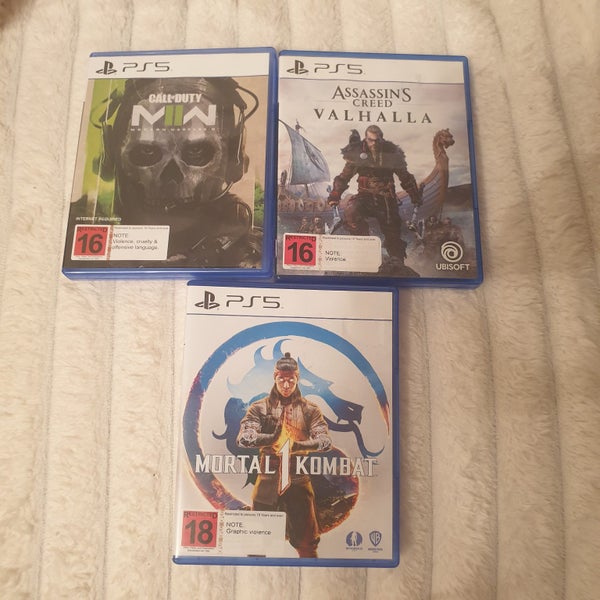 PS5 Bundle-COD-Modern Warfare 2 + Mortal Kombat 1+ Assassin’s Creed Valhalla Carousel 1