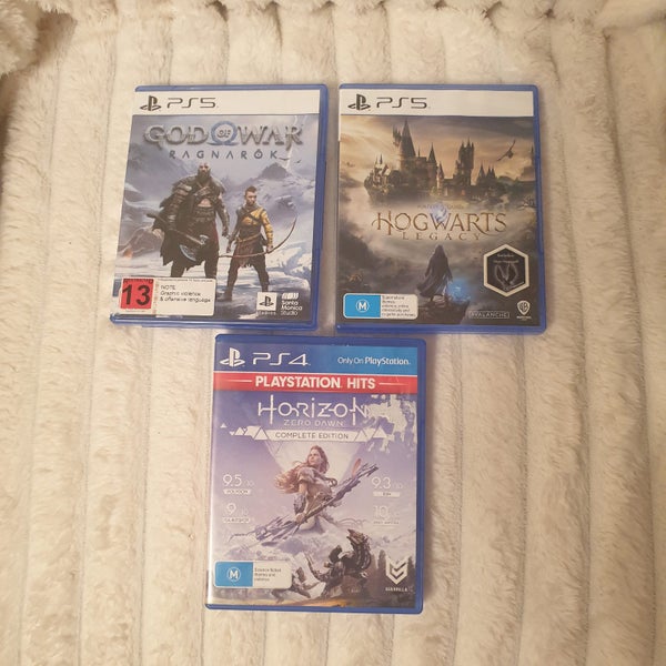 PS5 Games Bundle-GOW Ragnarox,Hogwarts Legacy,Horizon Zero Dawn Complete Editn63812719360515110