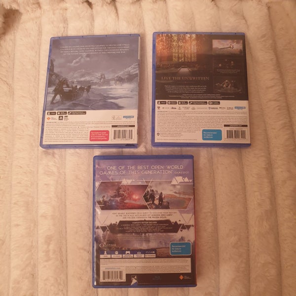 PS5 Games Bundle-GOW Ragnarox,Hogwarts Legacy,Horizon Zero Dawn Complete Editn63812719360515111