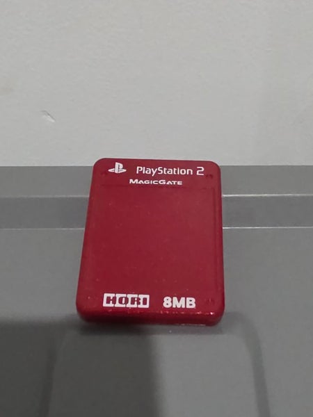 PS2 8MB Memory Card - Candy Apple Red Carousel 1