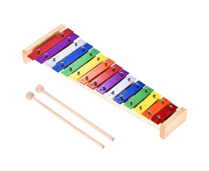 Bestjia 15 Notes Wooden Xylophone Percussion Musical Instrument Educational K Carousel 2