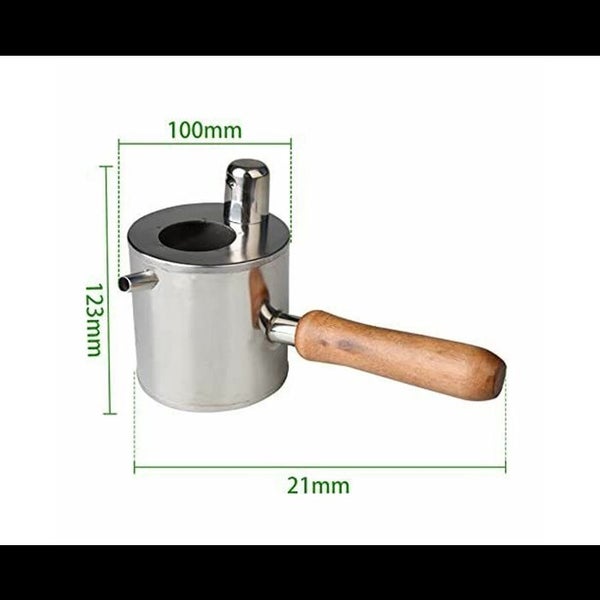 Beeswax Melter Beeswax Melting Pot with Queen Cup Mould Bees Wax Pouring Pot Carousel 2