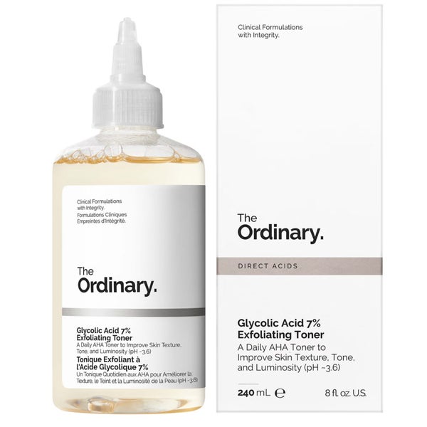 The Ordinary Glycolic Acid 7% Exfoliating Toner 240ml Carousel 1