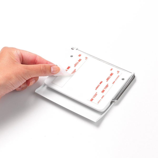 Brabantia Toilet Roll Holder Wall Mounted Bathroom Storage No Damage - White Carousel 4