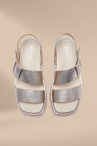 Minx Zen Sandals Platinum Carousel 1