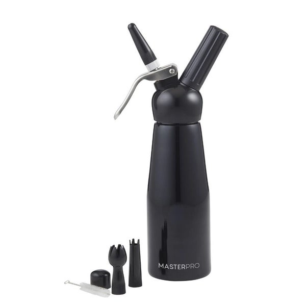 MasterPro Cream Whipper 500ml & 3 Nozzles Black Carousel 1