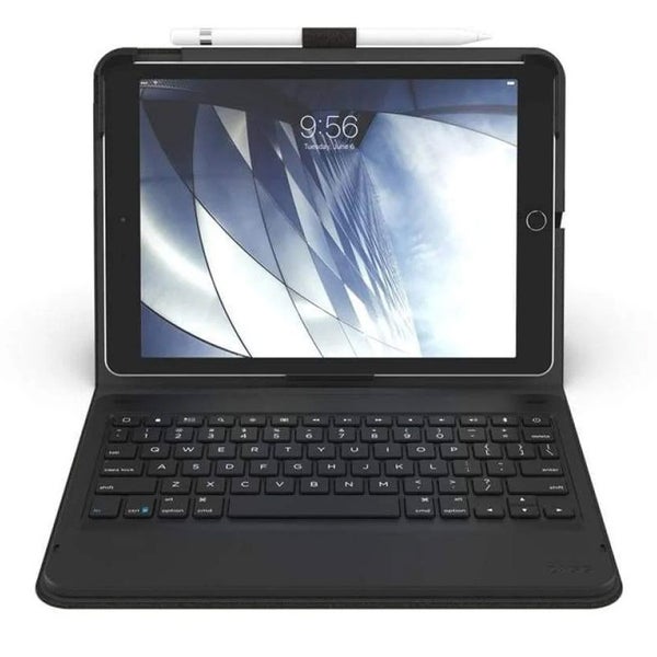 Zagg Messenger Folio Tablet Keyboard for Apple iPad 10.2, Air3 - Charcoal Carousel 1