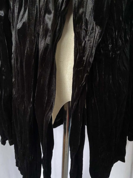 *MERRIC* STRETCH VELVET – STATEMENT DUSTER JACKET PLUS SIZE CHIC(16) Carousel 2
