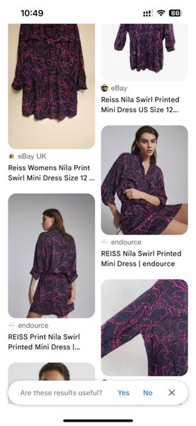 Reiss size 6 oversize fit shirt dress / shacket would fit up to a 12 Carousel 1