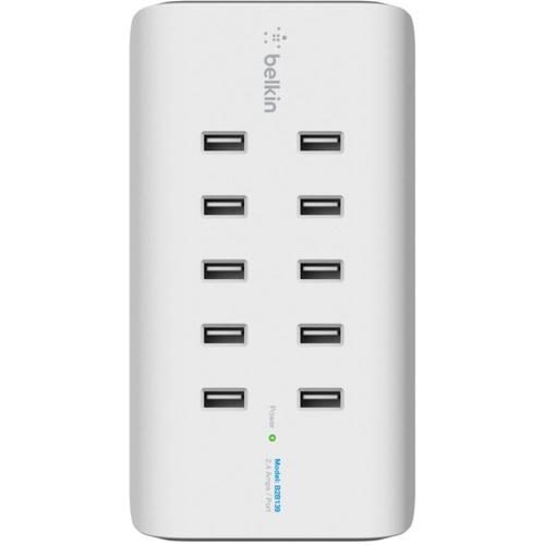 Belkin RockStar 10-Port 2.4A USB-A Charging Station - 120W w/Intelligent Carousel 1
