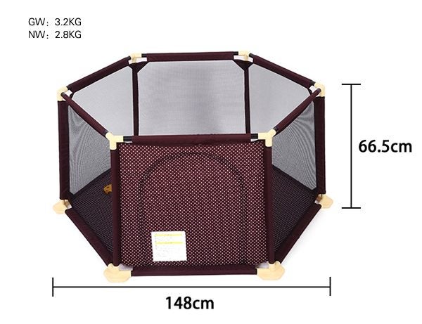 Allforkiddies PLAYPEN - HEXAGONAL Carousel 6