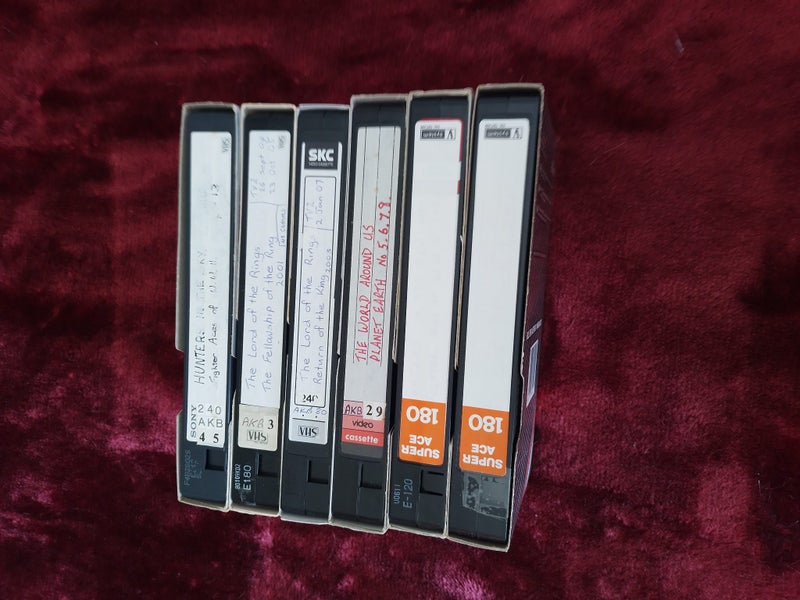 Video Tapes x6 Carousel 1