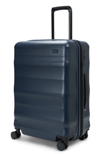 Explorer Luna-Air 63cm Hardside Checked Suitcase Navy Carousel 1