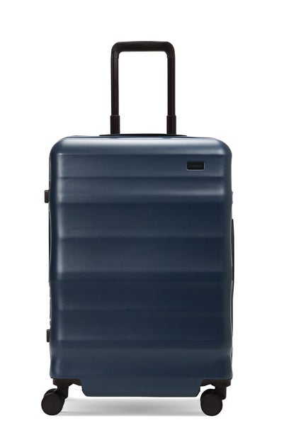 Explorer Luna-Air 63cm Hardside Checked Suitcase Navy Carousel 2
