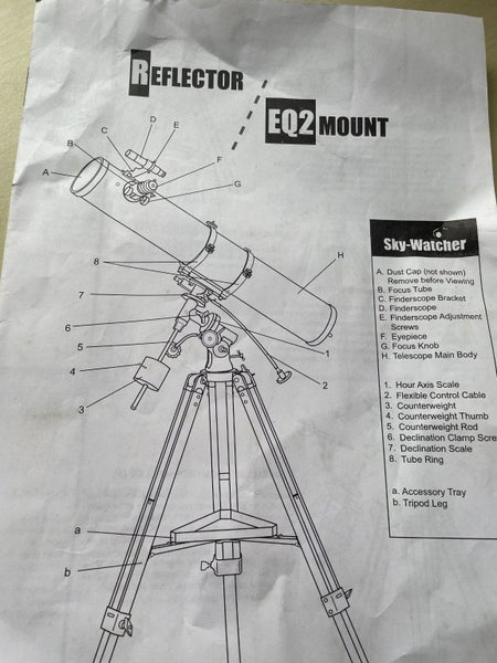 Telescope Reflector EQ2 Carousel 2
