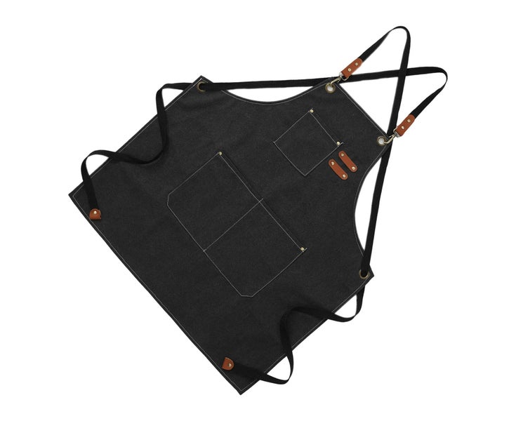 Artist Aprons Cotton Canvas Detachable Shoulder Straps Soft Comfortable Doubl Carousel 2