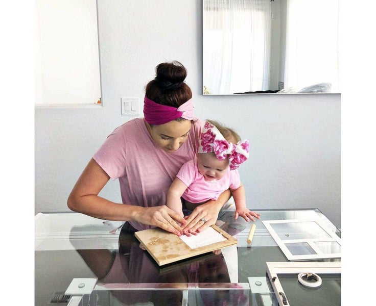 Baby Footprint Kit Newborn Baby Handprint and Footprint TYPE C Carousel 2