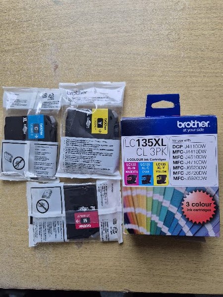 Original Brother LC135XL CL3PK- bought by mistake! Unused63820578916227110