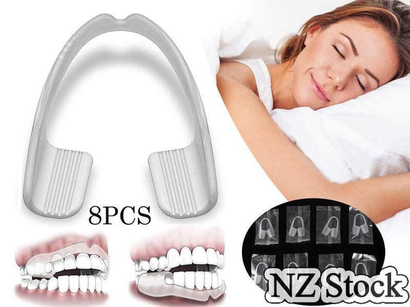 8 x Teeth Protector Dental Mouth Night Guard for Teeth Grinding Carousel 1