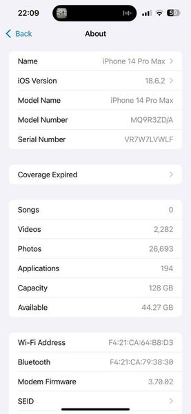 iPhone 14 Pro Max 128gb Gold63837937758466113