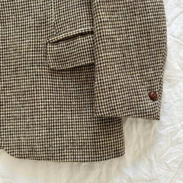 Vintage Preston & Maurice Tweed Pure Wool Blazer Jacket NZ Made Carousel 2