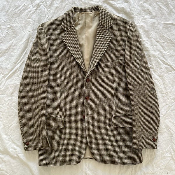 Vintage Preston & Maurice Tweed Pure Wool Blazer Jacket NZ Made Carousel 1