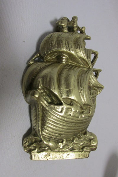 ART DECO OLD SOLID BRASS DOOR KNOCKER Carousel 2