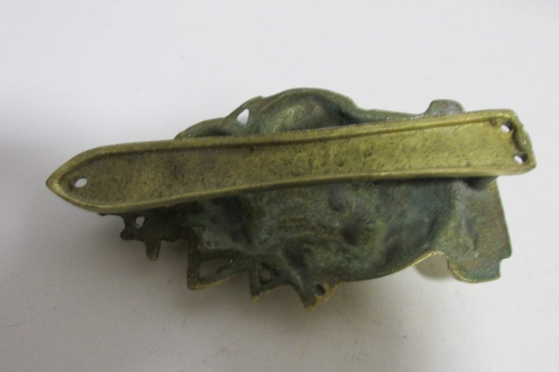 ART DECO OLD SOLID BRASS DOOR KNOCKER Carousel 4