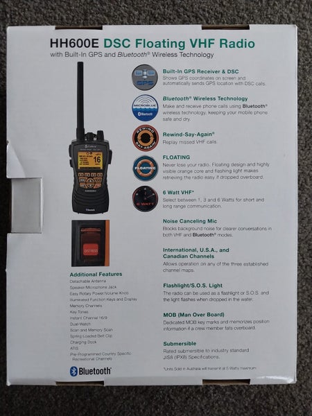 Cobra MR HH600 DSC Floating Handheld VHF Radio with GPS Carousel 4