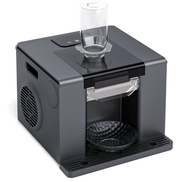 Snow Ice Maker Machine 60KG/24H Shaved Ice Machine Rapid Cooling Self-Cleaning Carousel 16