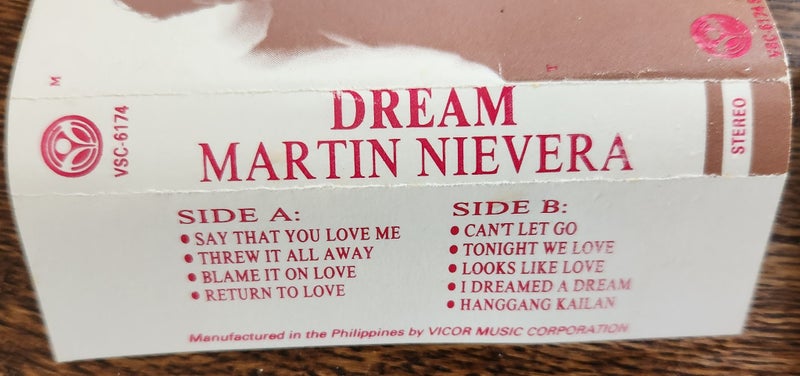 Music Cassette - Philippine - Martin Nievera - Dream Carousel 2