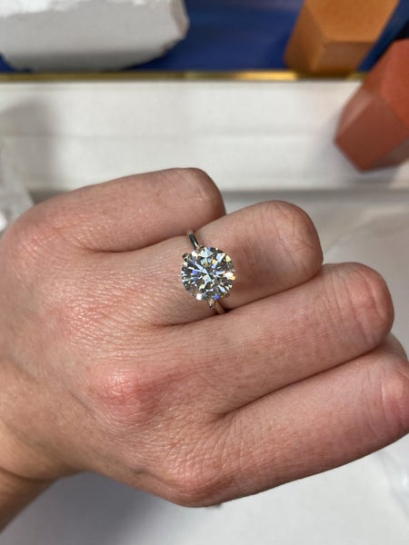 $1 RES ~ $4080 Retail * 3.15ct Round Brilliant Diamond64295549590914110