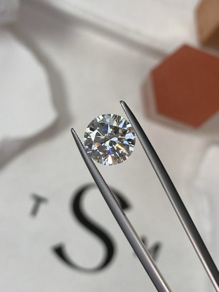 $1 RES ~ $6880 Retail * 3.00ct Round Brilliant Diamond Carousel 1