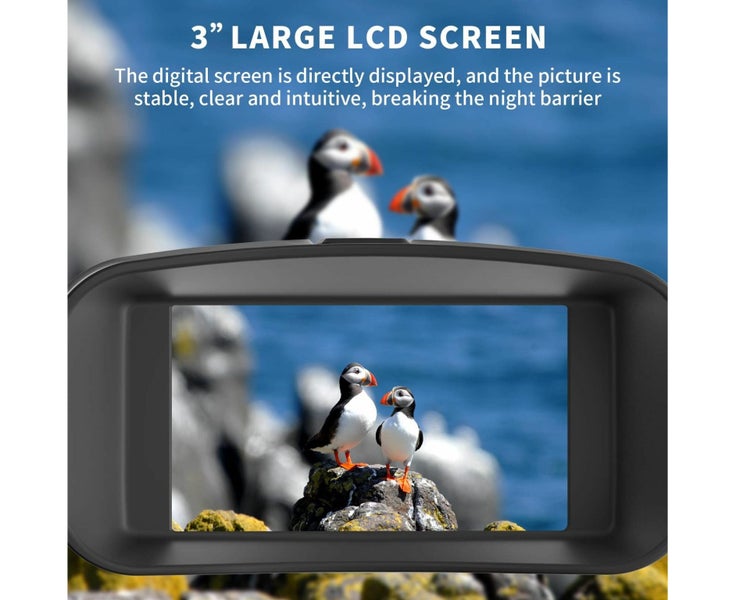 4K Night Vision Binoculars for Large Screen Binoculars can Save Photo and Vid Carousel 2