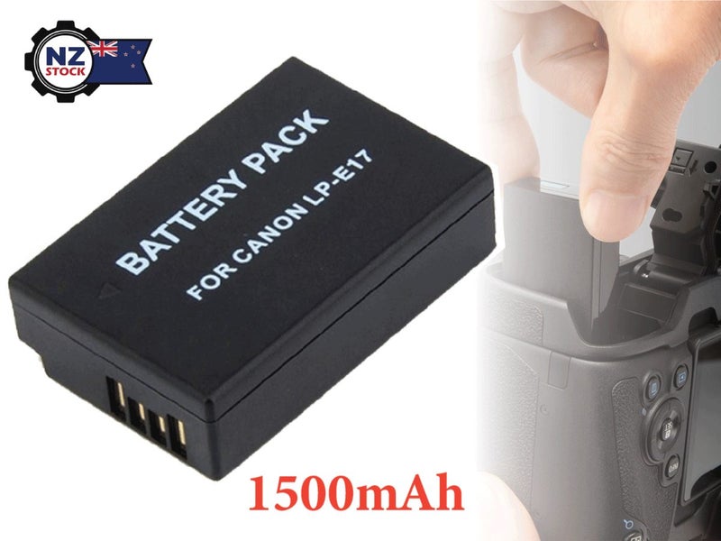 Rechargeable Battery for Canon Cameras on Afterpay LP-E17 Carousel 1