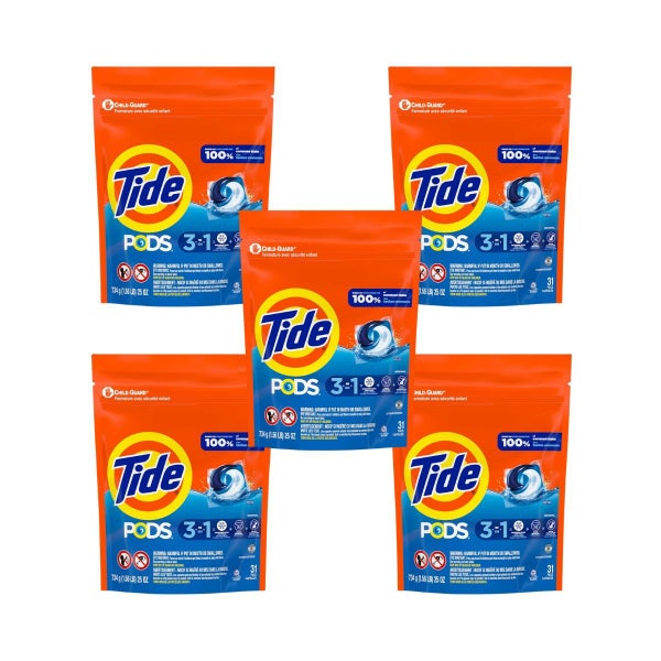 3In1 155 Clean Breeze Laundry Pods Carousel 1