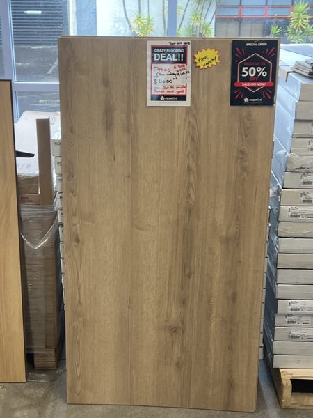 Godfrey Hirst Suite Wide Luxor Oak Gold 8 mm Laminate Carousel 1