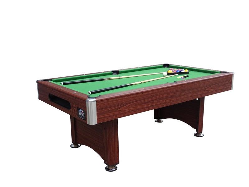 7Ft Pool Table Green With Auto Ball Return - Ultimate Package Deal Assembled64397484375555110