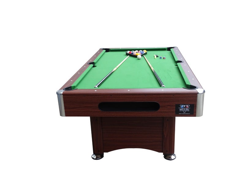 7Ft Pool Table Green With Auto Ball Return - Ultimate Package Deal Assembled64397484375555111