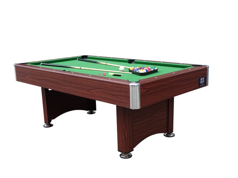 7Ft Pool Table Green With Auto Ball Return - Ultimate Package Deal Assembled64397484375555112