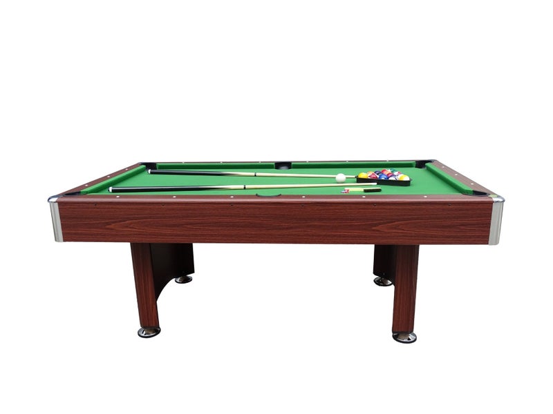 7Ft Pool Table Green With Auto Ball Return - Ultimate Package Deal Assembled64397484375555113