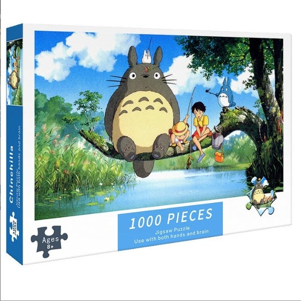 Free shipping to Town! 1000Pcs Jigsaw Puzzle - Totoro fishing #EE231 Carousel 1