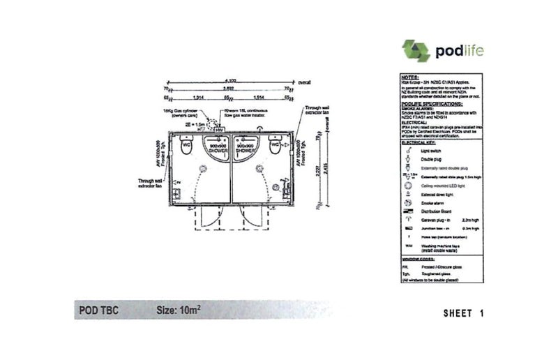 Double Podlife ablution block Carousel 10