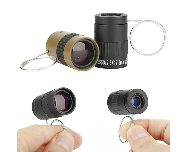 2.5X17.5mm Outdoor Sport Mini Portable Pocket Finger Ring Monocular Telescope Carousel 2