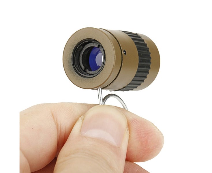 2.5X17.5mm Outdoor Sport Mini Portable Pocket Finger Ring Monocular Telescope Carousel 8