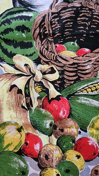 ~" Retro Fast Colours All Pure Linen Vintage Tea Towel "~ Carousel 2