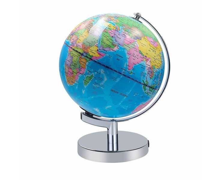 23cm Illuminated World Globe , Educational Globe with Stand for Kids Carousel 1