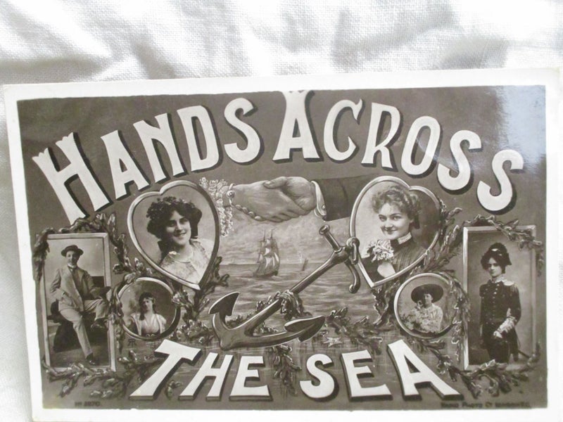 HARD TO FIND CARD - Hands Across the Sea Postcard ... PCD 2659 Carousel 1